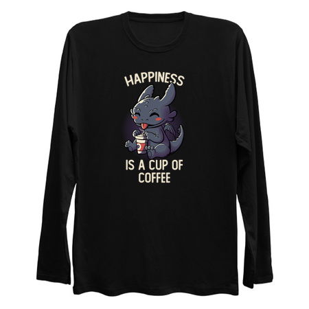 Happiness Is A Cup Of Coffee Funny Cute Gift tiny thumbnail