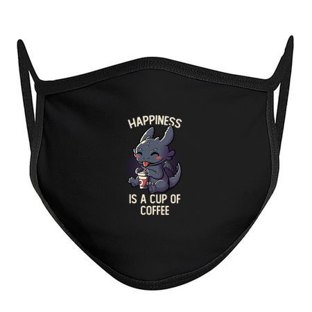 Happiness Is A Cup Of Coffee Funny Cute Gift tiny thumbnail