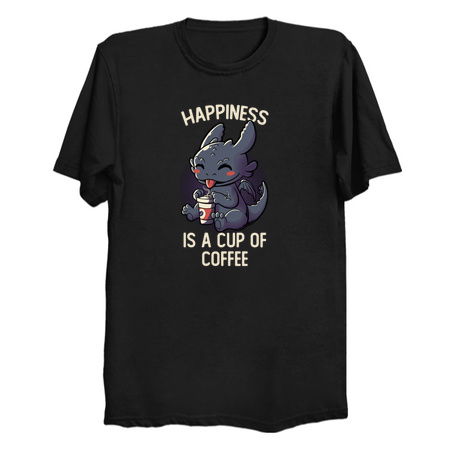 Happiness Is A Cup Of Coffee Funny Cute Gift tiny thumbnail