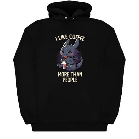 I Like Coffee More Than People Funny Cute Gift tiny thumbnail