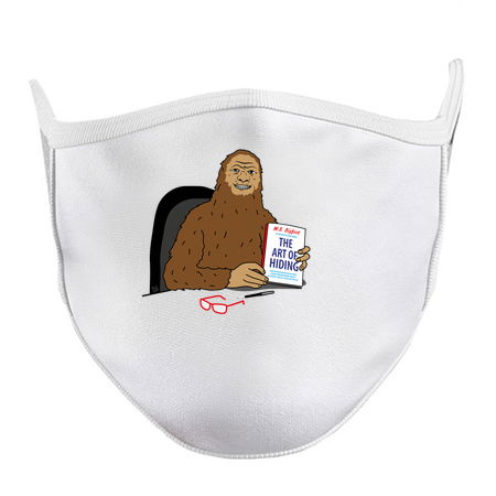 Bigfoot launching his book "art of hiding". tiny thumbnail