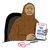 Bigfoot launching his book "art of hiding". tiny thumbnail