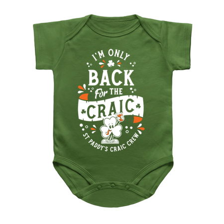 I'm Only Back for the Craic - St Paddy's Day - Shamrock - Craic Crew tiny thumbnail