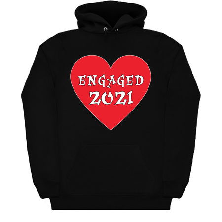 Funny Engaged 2021 Bride Groom Valentines Day Shirt Gift tiny thumbnail