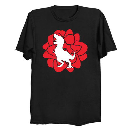 Trex flower, cute valentine's day gift 2021 tiny thumbnail