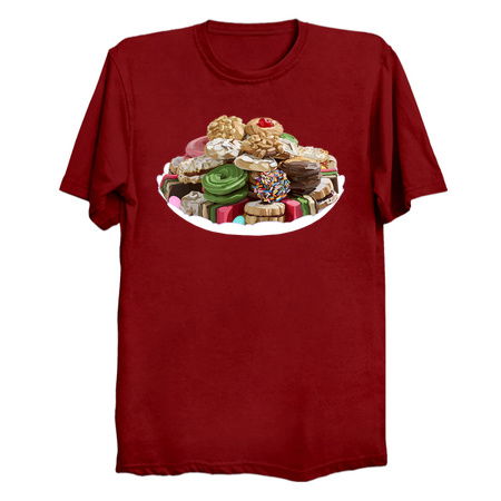 Italian Assorted Colorful Cookie Platter Tray tiny thumbnail