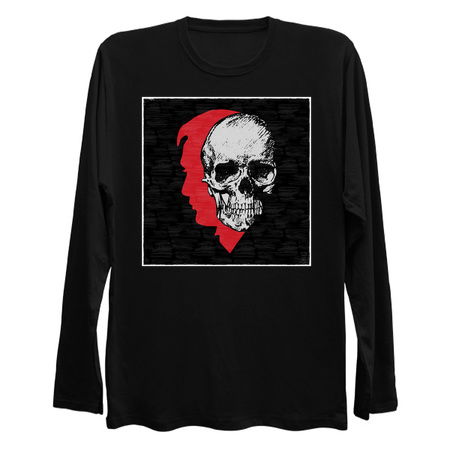 Hannibal Blood Red Profile with Gray Skull Superimposed tiny thumbnail