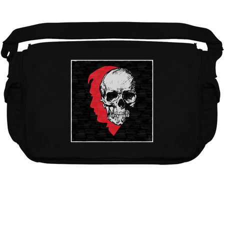 Hannibal Blood Red Profile with Gray Skull Superimposed tiny thumbnail