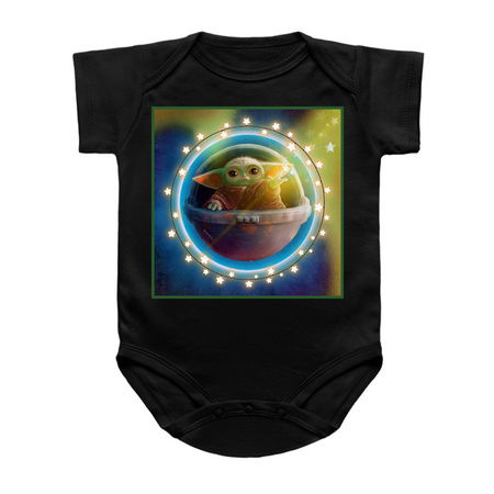 Cute Little Alien Baby Reaching for Stars tiny thumbnail