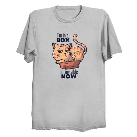 I'm In A Box, I'm Invisible Now Funny Cat Gift tiny thumbnail