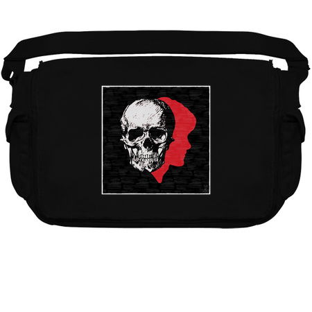 Will Graham Blood Red Profile with Gray Skull Superimposed tiny thumbnail