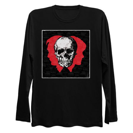Hannibal Hannigram Murder Husbands Blood Red Profile with Skull tiny thumbnail