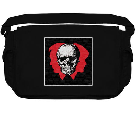 Hannibal Hannigram Murder Husbands Blood Red Profile with Skull tiny thumbnail