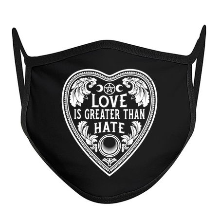 Love Is Greater Than Hate - Distressed Gothic Planchette tiny thumbnail