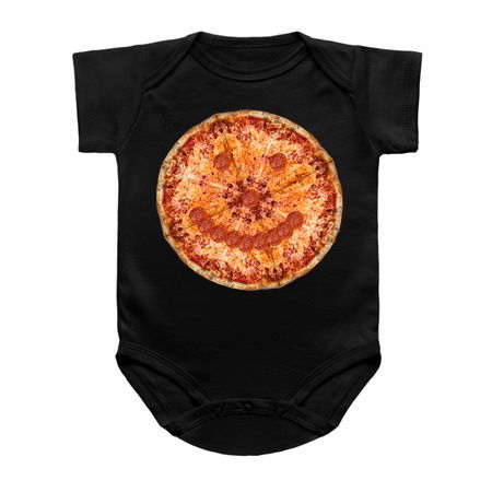 Smiling Pepperoni and Cheese Pizza Pie Face tiny thumbnail