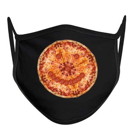 Smiling Pepperoni and Cheese Pizza Pie Face tiny thumbnail