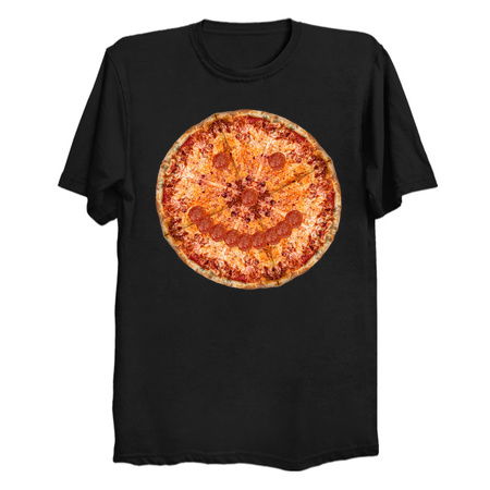 Smiling Pepperoni and Cheese Pizza Pie Face tiny thumbnail