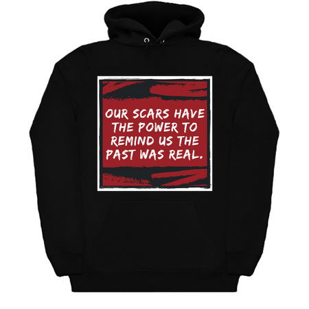 Our Scars Remind Us the Past was Real Quote tiny thumbnail