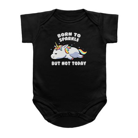 Born To Sparkle But Not Today Lazy Unicorn Gift tiny thumbnail