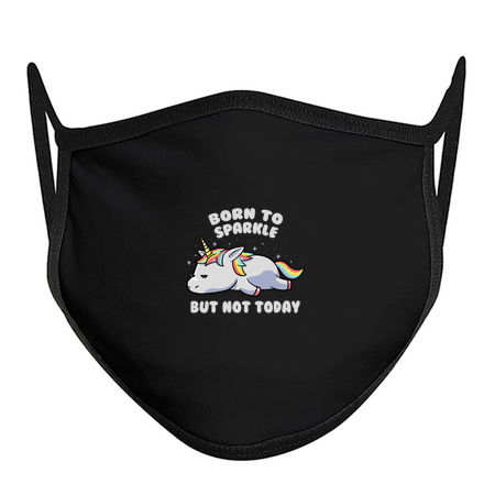 Born To Sparkle But Not Today Lazy Unicorn Gift tiny thumbnail