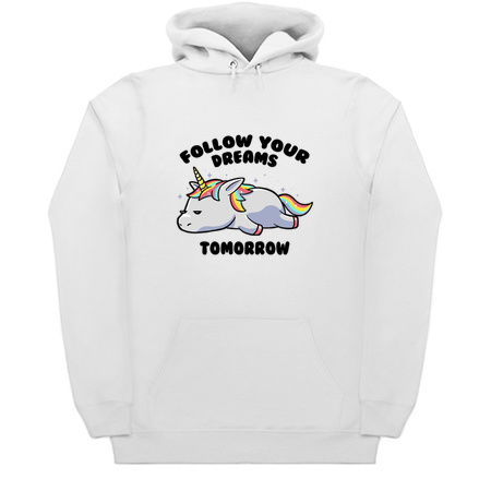 Follow Your Dreams Tomorrow Lazy Unicorn Gift tiny thumbnail