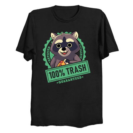 100% Cute Trash Panda Raccoon Seal - NeatoShop