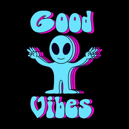 Good Vibes Only San Francisco Tee Adult M / Orange