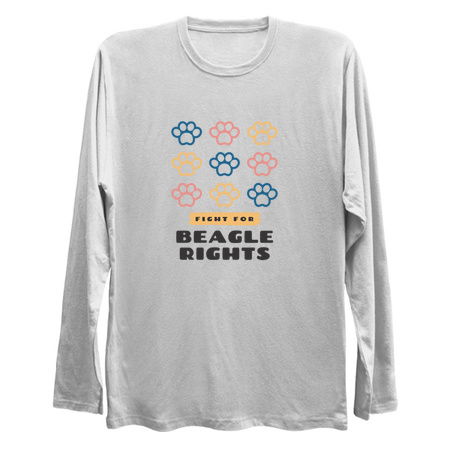 Fight for beagle rights funny dog breed tiny thumbnail