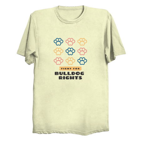 Fight for bulldog rights funny dog breed tiny thumbnail