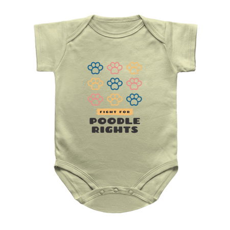 Fight for poodle rights funny dog breed tiny thumbnail