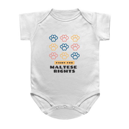 Fight for Maltese rights funny dog breed tiny thumbnail