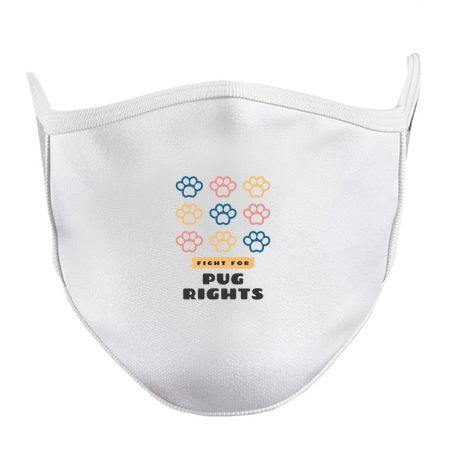 Fight for pug rights funny dog breed tiny thumbnail