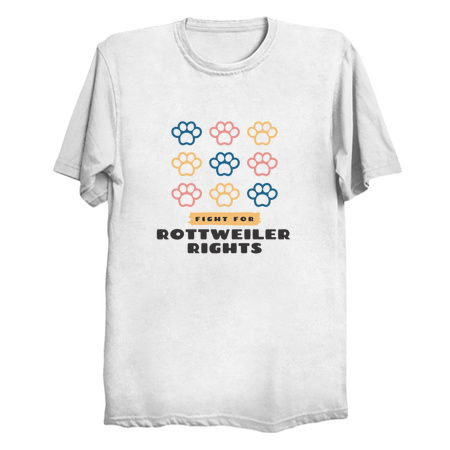 Fight for rottweiler rights funny dog breed tiny thumbnail