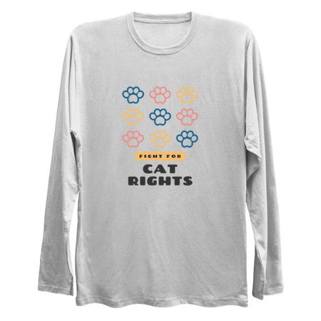 Fight for cat rights funny dog breed tiny thumbnail