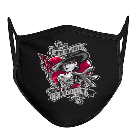 Lady Dimitrescu's Valentine - Black Shirt tiny thumbnail