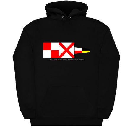 I Am Exercising Freedom of Navigation (International Signal Flags) tiny thumbnail