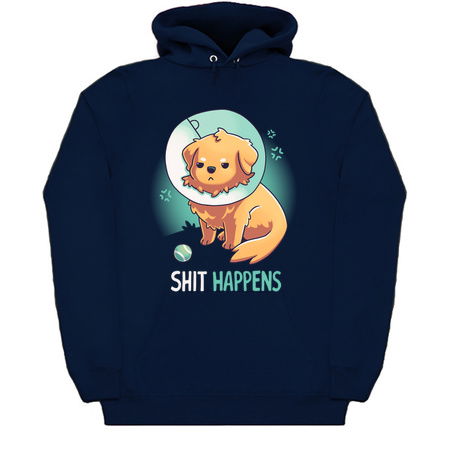 Shit Happens // Golden Retriever, Dogs, Cone of Shame tiny thumbnail