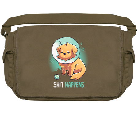 Shit Happens // Golden Retriever, Dogs, Cone of Shame tiny thumbnail