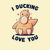 I Ducking Love You Funny Cute Duck Gift Light tiny thumbnail
