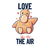 Love Is In The Air Funny Cute Duck Gift Light tiny thumbnail