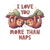 I Love You More Than Naps Cute Lover Lazy Gift Light tiny thumbnail