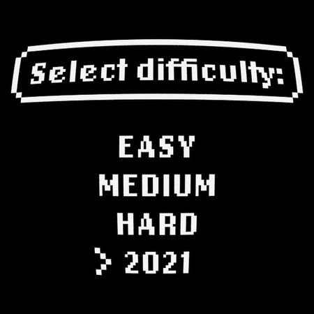 Select Difficulty 2021 - Easy Medium Hard 2021 - NeatoShop