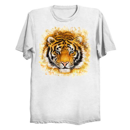 Tiger Head Sharp Paint - NeatoShop