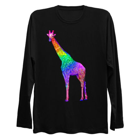 Psychedelic Rainbow Groovy Giraffe tiny thumbnail