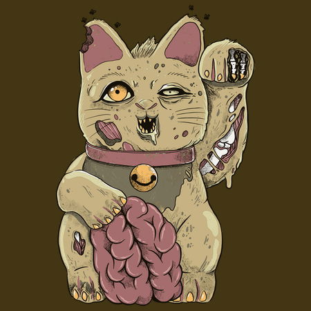 Lucky Cat Zombie - NeatoShop Lucky Cat Zombie - NeatoShop
