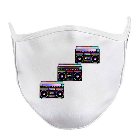 Neon Retro 1980s Boombox Staircase tiny thumbnail