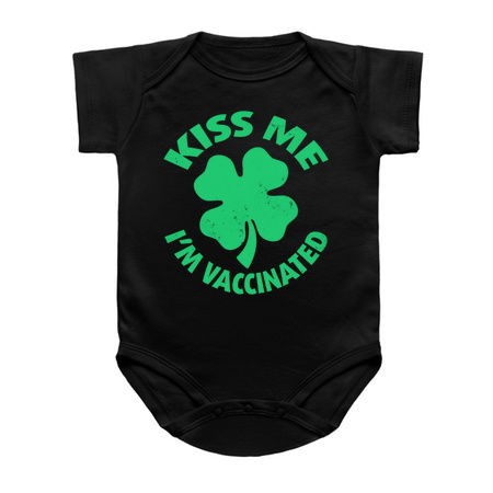 Kiss Me I'm Irish & Vaccinated St Patrick's Day Funny Edit tiny thumbnail