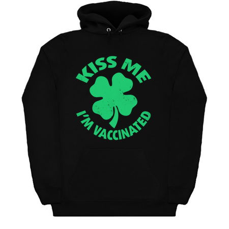 Kiss Me I'm Irish & Vaccinated St Patrick's Day Funny Edit tiny thumbnail