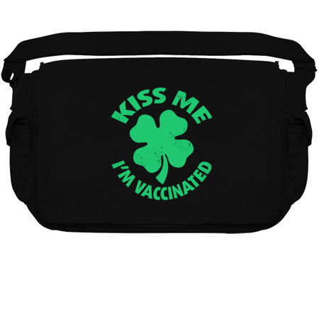Kiss Me I'm Irish & Vaccinated St Patrick's Day Funny Edit tiny thumbnail