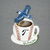 Coffee Breaking Ball with Blue Jay and T tiny thumbnail